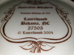 2004 Laurelwood Australian Shepherd Collector Plate