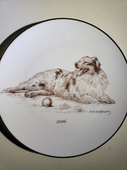 2006 Laurelwood  Australian Shepherd Collector Plate