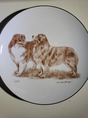 2007 Laurelwood Australian Shepherd Collector Plate