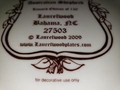 2009 Laurelwood Australian Shepherd Collector Plate