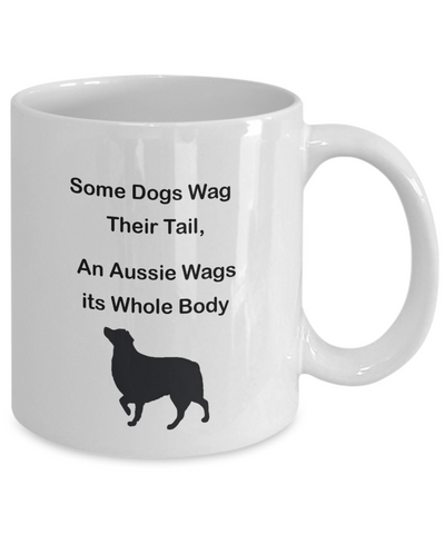 Aussie Wags Whole Body Ceramic Mug