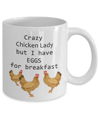 Crazy chicken lady mug