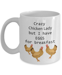 Crazy chicken lady mug