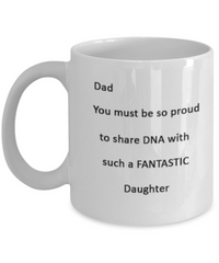 dad proud to share dna with fantastic daughter