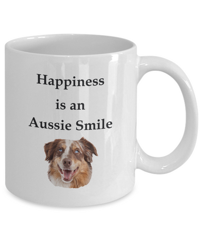 Happiness is an Aussie Smile Ceramic Mug