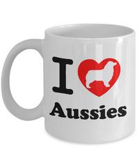 I Love Aussies mug