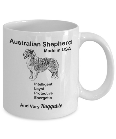 Australian Shepherd Made in USA Ceramic Mug