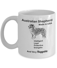 Australian Shepherd Made in USA mug 