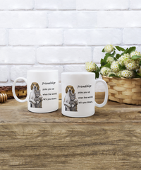 Friendship Picks You Up Ceramic Mug